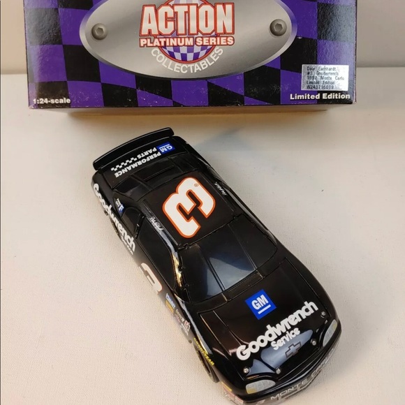 Action Racing Dale Earnhardt #3 Monte Carlo 1/24‎ Scale Collectible - Picture 1 of 9